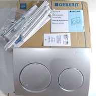 TOMBOL Geberit Alpha10 Toilet Flush Button – Dual Flush Toilet Flush Plate UP300 UP320 Chrome White/