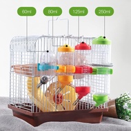 125ml Bekas Minuman Hamster Bekas Air Burung Bekas Minuman arnab Water Bottle Animal Budgie Drinker Automatic Water