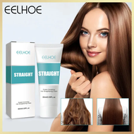 Eelhoe Hair Straight Cream Protein Correcting Hair Straightening Cream For Deep Curly Hair Treatment