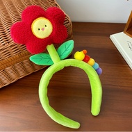 Caterpillar flower headband Funny headband Cute cartoon headband