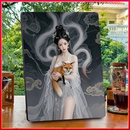New Style Nine-Tailed Fox Fairy Empress Empress Empress White Fox Fairy Room Decoration Painting Han