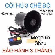 Motorcycle Siren with 3 Loud Sound Modes -