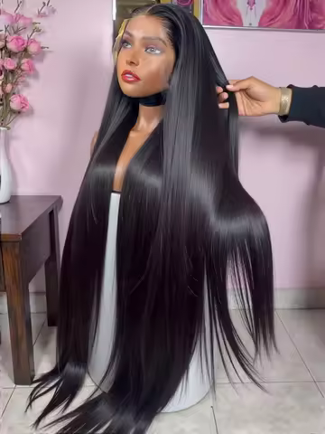 28 30 32 Inch Bone Straight Human Hair Wigs 13x4 13x6 HD Lace Frontal Wig Brazilian 5x5 Closure Glue