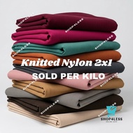 Shop4Less | Plain NYLON KNITTED Fabric Per Kilo Stretchy