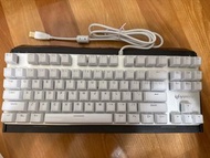 RAPOO雷柏VPRO V500S1冰晶版--青軸機械鍵盤（白背光）不含運
