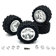 4ชิ้นล้อยาง RC ศูนย์กลางหกเหลี่ยม86มม. 12มม. สำหรับ1/12 1/14 Rlaarlo Hyper GO MJX 14209 14303 WLtoys