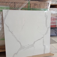 granit 60x60 daiva white putih alur random keramik lantai teras