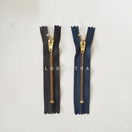 YKK 5 inch 12.5cm Metal Zipper Jeans 12.5 cm MGC 49 5 in Gold Iron Zipper Gold Teeth