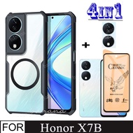 Honor X7b 5G Shockproof Phone Case for Honor X6b X8b X6a Ceramic Screen Protector + With Magnetic Wi