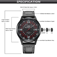Aviador Relogio Men Military Sports watch Fashion Leather Quartz Clock Aviator Watch  top sports bra