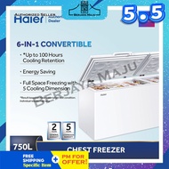 Haier 750L 2 Door 6 In 1 Chest Freezer BD-788HP