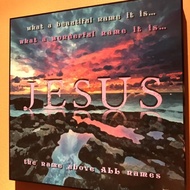 Jesus : Name Above All Names - Pop Art Poster Frame