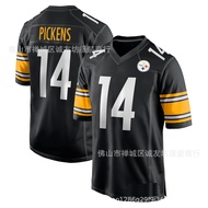 Rugby Jersey Steelers 14 White Steelers George Pickens Jersey 【RY】