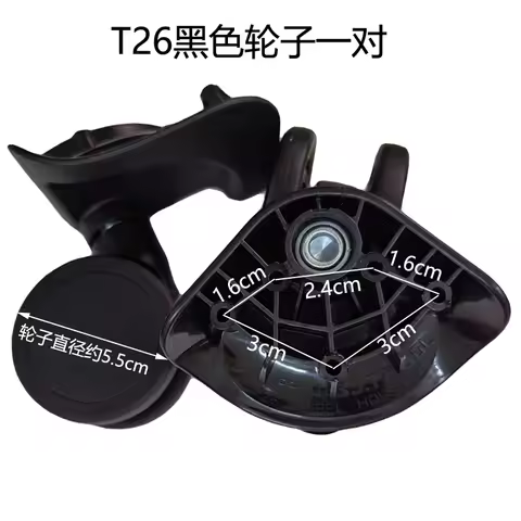 Caster Wheels Replacement T26 HOUSING SJTOBOL 360 Degree Spinner Wheel for Luggage Suitcase