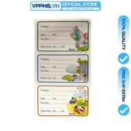 15 Eras E582 notebook labels, cute animal notebook labels