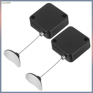 🏠 2Pcs Retractable Remote Tether Remote Control Tether Telescopic Security Cable Black Plastic for P