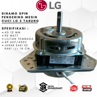 Dinamo Spin Pengering Mesin Cuci LG 2 Tabung | Dinamo Motor LG | CU Lilitan Tembaga