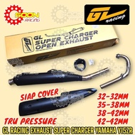 GL RACING Y15 EXHAUST SUPER CHARGER CUTTING STANDARD 32MM 35MM 38MM 42MM YAMAHA Y15ZR