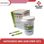 Strip Autocheck Asam Urat Isi 25 pcs / Autocheck Strip Uric Acid