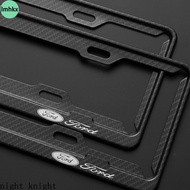 kth0868 Ford Carbon Fiber Pattern License Plate Protection Frame For mk2 mk3 mondeo mk4 RANGER EVERE