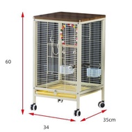 Xuanyi parrot cage, bird cage, budgie breeding cage, cockatiel cage, household portable cage, iron c
