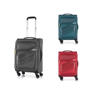 AMERICAN TOURISTER Trolley Luggage Cloth Type (20 Inches) Ling SOFTSIDE SPINNER 56/20 EXP TSA