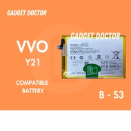 BATTERY FOR VVO Y20 / Y21 / Y21T / Y22 / Y22S / Y23 / Y25 / Y27 {READY STOCK}
