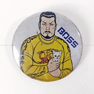 Shinichi Gokan BOSS Pin Badge And Dog The Ultimate In Cuteness And Rareness. Second Hand Goods Good 