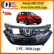 Honda HRV (2019) Front Grille Base Black With Logo Emblem Chrome