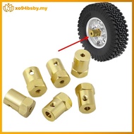 xo94bsby 1Pc Wheel Hex Coupling Coupler With Screws Brass Sleeve Adapter Tire Connector 3/4/5/6/7/8M