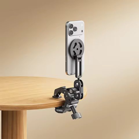 Ulanzi EA03 Super Clamp & Magnetic Mount Kit with 360° Ball Head for Smartphone Cycling Adventures O
