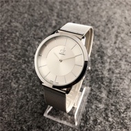 Calvin Klein Calvin Klein Calvin Klein Simple Series Wrist Watch Quartz Movement Stainless Steel Strap Stainless Steel Dial Men's Watch Trendy Classic Large Dial