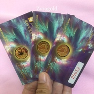 Dinar Emas 999 (24K). Suku (1/4) Dinar. Brand Amethyst. Purity Guaranteed..