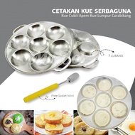Cetakan Telur Puyuh / Cetakan Telur Dadar Mini / Cetakan Martabak Mini 7 Lubang / Cetakan Telur
