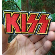 Kiss embroidery Patch 4 x 9 cm
