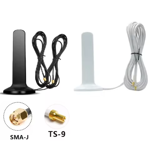 4G 5G Antenna signal amplifier Outdoor 600-6000MHz 30dBi Omni Magnetic Sucker Antenna SMA Male 3m ca