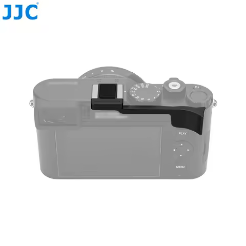 JJC Aluminum Alloy Metal Thumb Grip for Leica D-LUX8 Camera with Hot Shoe Cover Protector Thumb Grip