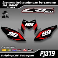 Minimalist CRF 150 L- (pj379) DECAL Sticker - CRF 150 L Trail Supermoto Switch DECAL ON PARTIES