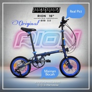 Maximo Piegare Rion Bx8 3.0 16 Inch Folding Bike 16" Maximo Rion 8 Speed