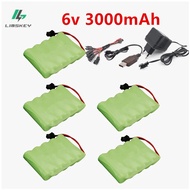 Limskey NiMH 6v 3000mah Battery + Charger Sets For Rc toys Cars Tanks Robots Boats Trucks Gun AA 6v 