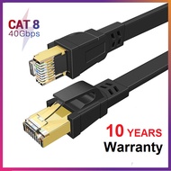 Lan Cable Cat 8 Ethernet Cable Cat 8 40Gbps Super Speed SFTP Cat8 Lan Network Cable Gold Plated Conn