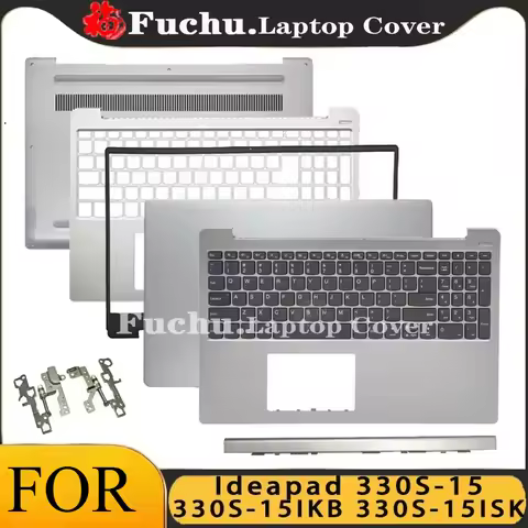 For Lenovo Ideapad 330S-15 330S-15IKB 330S-15ISK Laptop LCD Back Cover Hinge Front Bezel Palmrest Bo