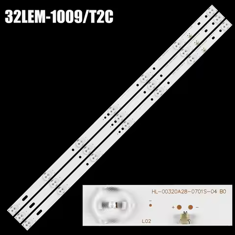 3PCS LED Backlight Strip For DOFFLER 32BH15-T2 32CH15-T2 HL-00320A28-0701S-04 B0 A6 D3 A2 ZDCX32D07-