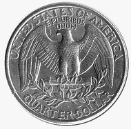 Double Sided Coin 25c (25cent American Quarter) Tails on both sides - Same Side Coin - Toss Master!