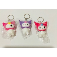GANTUNGAN Sanrio squishy keychain, kuromi squishy keychain