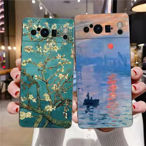 Claude Monet Garden Paint Art Phone Case For Google Pixel 10 9 8 7 Pro 9A 8A 7A 6A 6 Pro XL Soft TPU