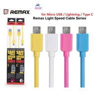 REMAX 1M Safe Charge Speed Data Cable RC-06 - Micro USB / iPhone Lightning / Android Type C