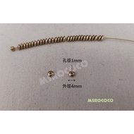 Brass Copper Embryo Abacus Beads UFO Beads