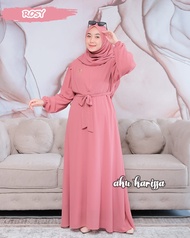 GAMIS CERUTY SIENA AKU KARISSA SET HIJAB DRESS SIMPLE MEWAH OOTD LEBARAN SYARI