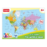 FUNSKOOL WORLD MAP PUZZLE Jigsaw Puzzle 3D Puzzle